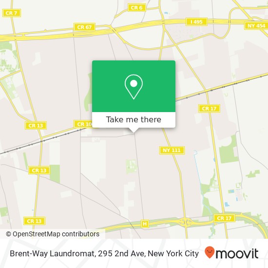 Brent-Way Laundromat, 295 2nd Ave map