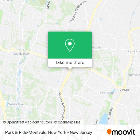 Park & Ride-Montvale map