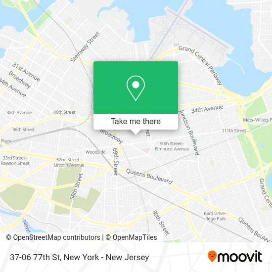 37-06 77th St map