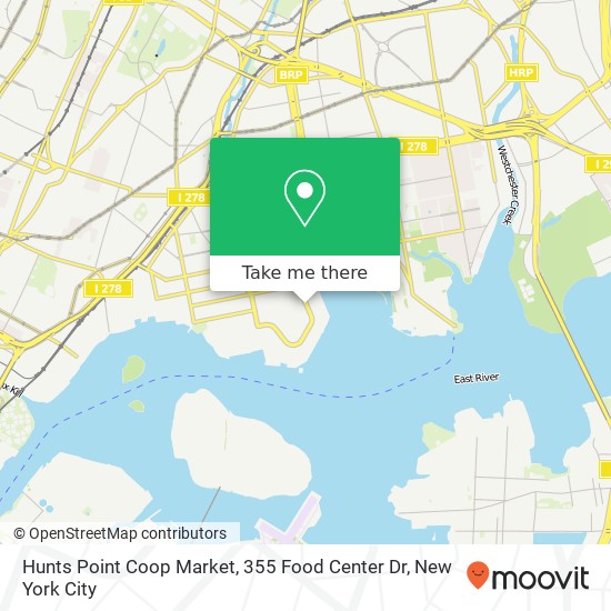 Hunts Point Coop Market, 355 Food Center Dr map