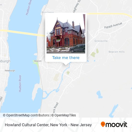 Howland Cultural Center map