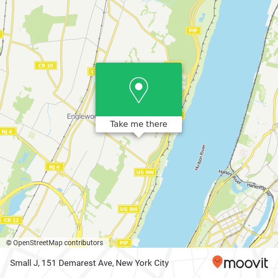 Mapa de Small J, 151 Demarest Ave