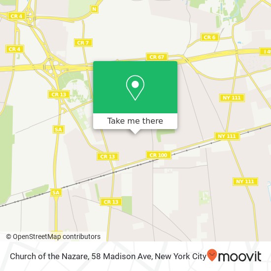 Mapa de Church of the Nazare, 58 Madison Ave