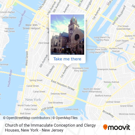 Church of the Immaculate Conception and Clergy Houses map