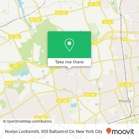 Roslyn Locksmith, 305 Baltustrol Cir map