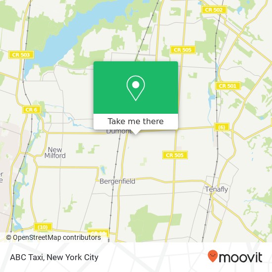 ABC Taxi map