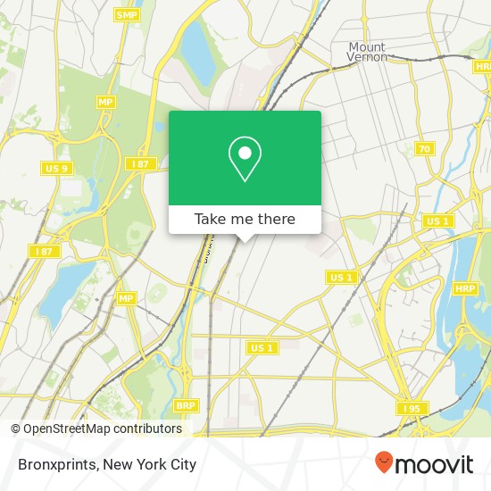 Mapa de Bronxprints
