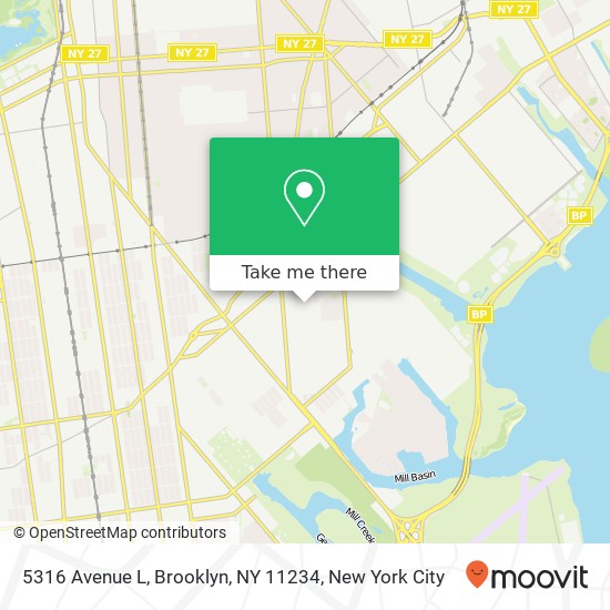 5316 Avenue L, Brooklyn, NY 11234 map