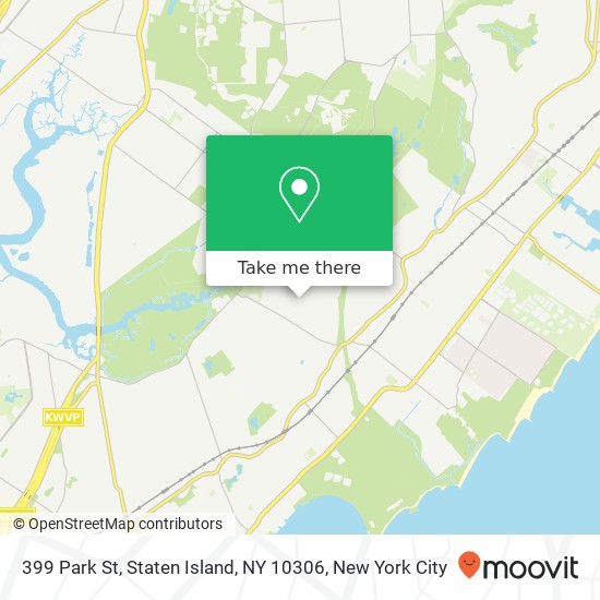 399 Park St, Staten Island, NY 10306 map