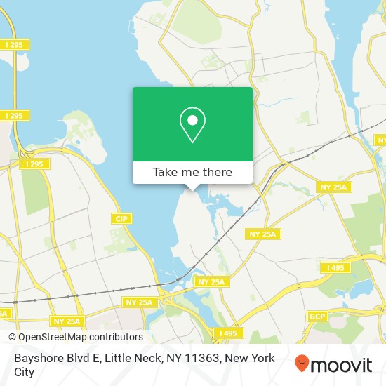 Bayshore Blvd E, Little Neck, NY 11363 map