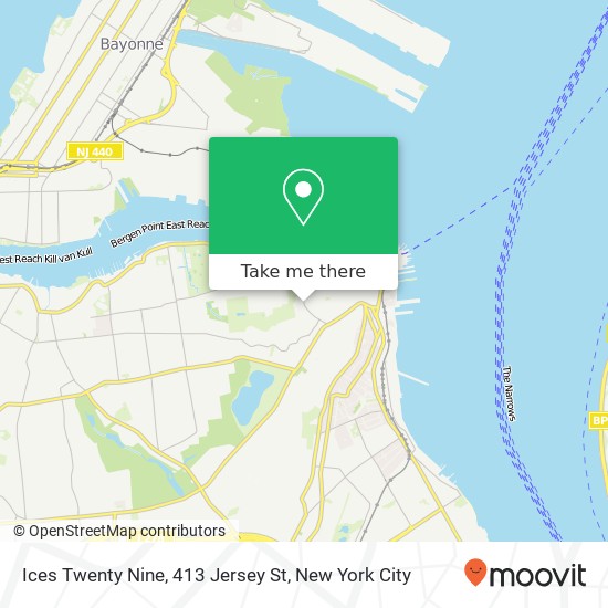 Ices Twenty Nine, 413 Jersey St map