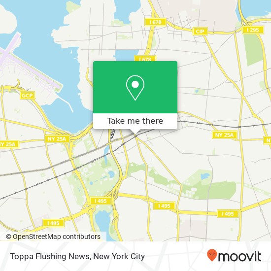 Toppa Flushing News map