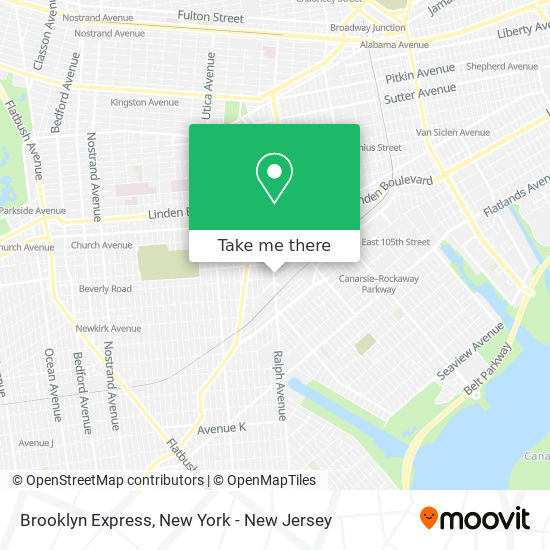 Brooklyn Express map