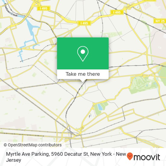 Mapa de Myrtle Ave Parking, 5960 Decatur St