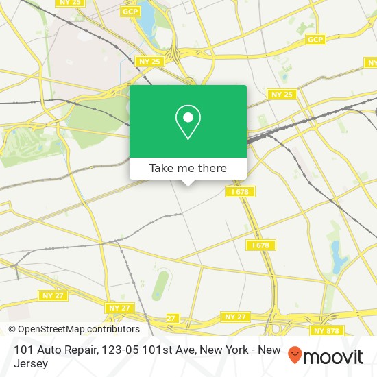 Mapa de 101 Auto Repair, 123-05 101st Ave