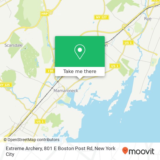 Extreme Archery, 801 E Boston Post Rd map