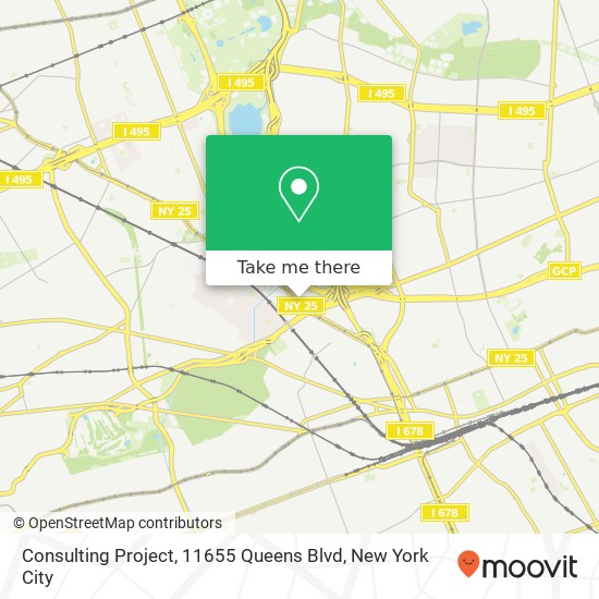 Mapa de Consulting Project, 11655 Queens Blvd
