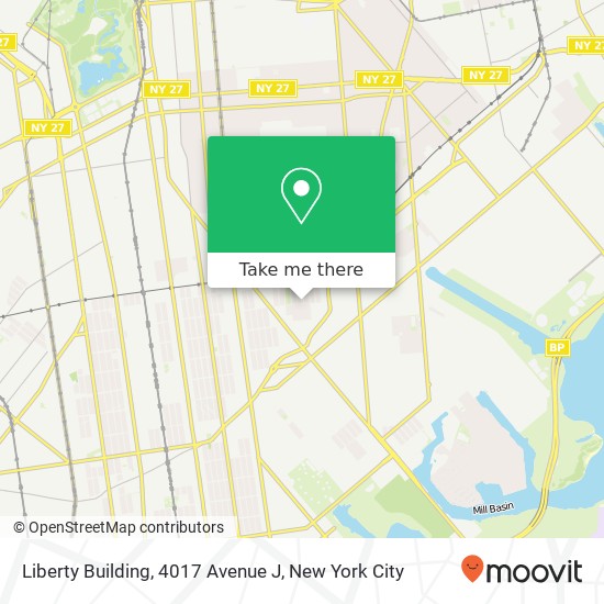 Mapa de Liberty Building, 4017 Avenue J