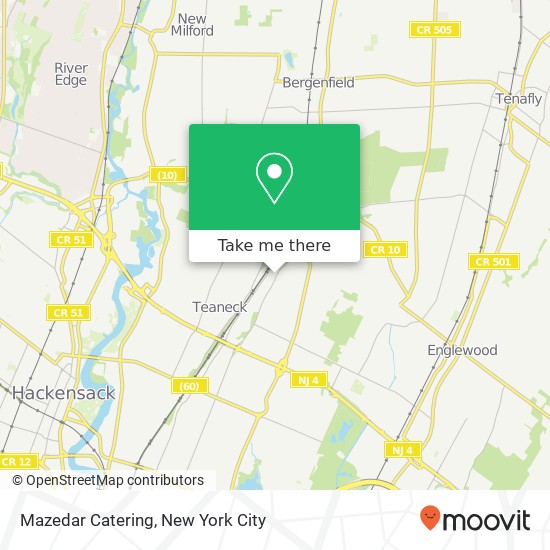 Mazedar Catering map