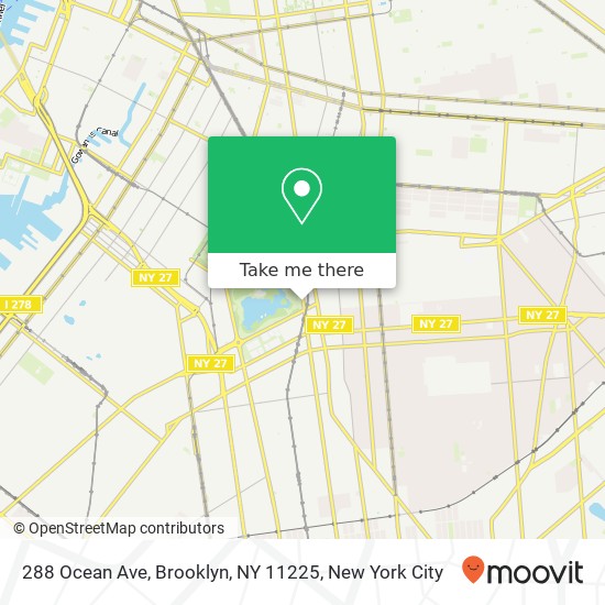 288 Ocean Ave, Brooklyn, NY 11225 map