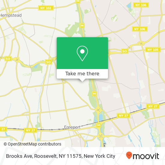 Brooks Ave, Roosevelt, NY 11575 map