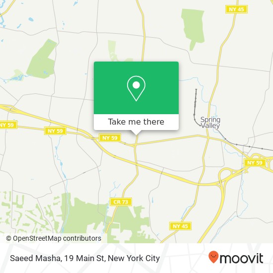 Saeed Masha, 19 Main St map