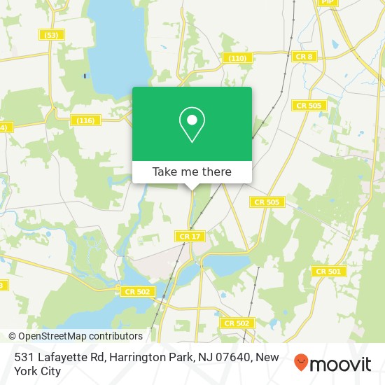 531 Lafayette Rd, Harrington Park, NJ 07640 map