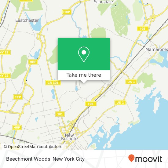 Beechmont Woods map