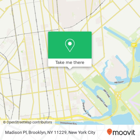 Mapa de Madison Pl, Brooklyn, NY 11229