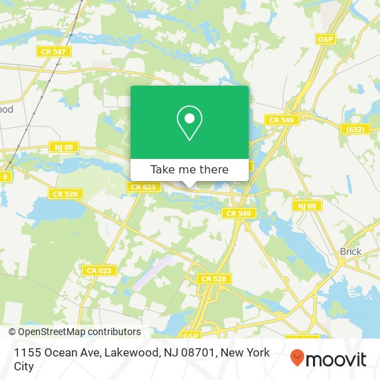 1155 Ocean Ave, Lakewood, NJ 08701 map