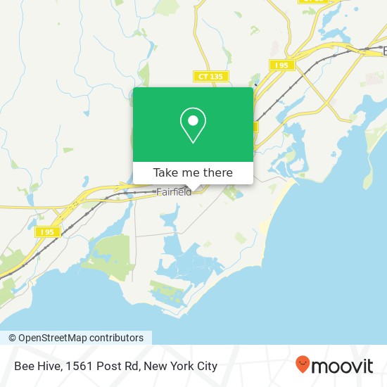 Mapa de Bee Hive, 1561 Post Rd