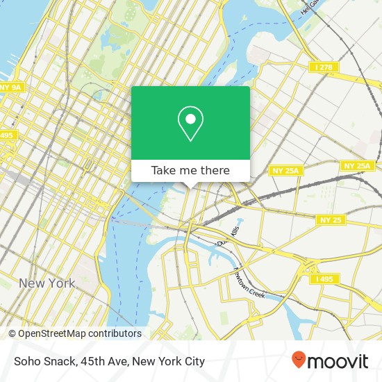 Mapa de Soho Snack, 45th Ave
