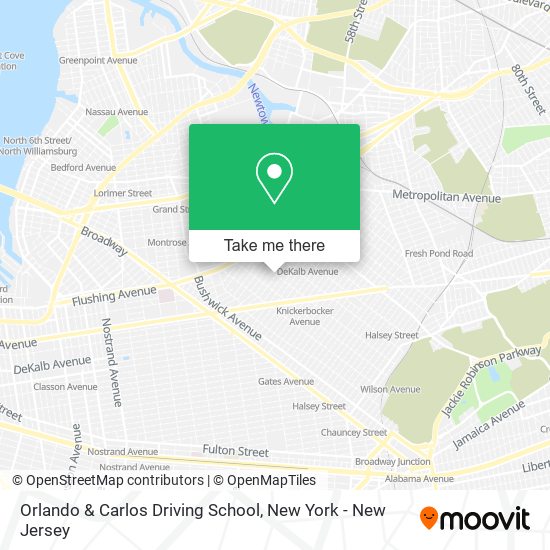 Orlando & Carlos Driving School map