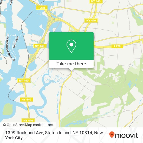 1399 Rockland Ave, Staten Island, NY 10314 map