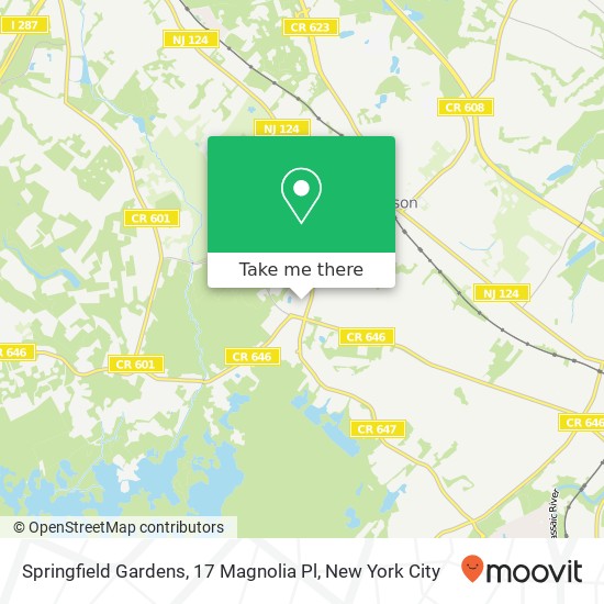 Mapa de Springfield Gardens, 17 Magnolia Pl