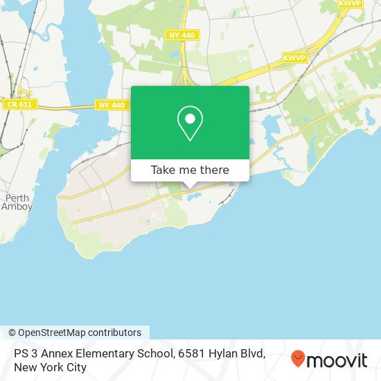 PS 3 Annex Elementary School, 6581 Hylan Blvd map