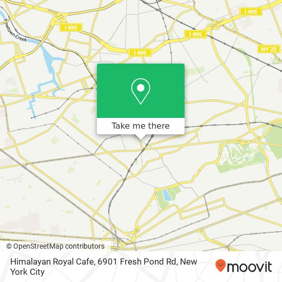 Himalayan Royal Cafe, 6901 Fresh Pond Rd map