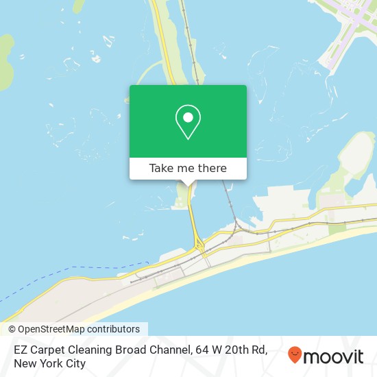 Mapa de EZ Carpet Cleaning Broad Channel, 64 W 20th Rd