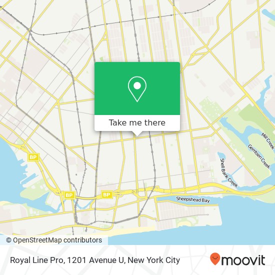 Mapa de Royal Line Pro, 1201 Avenue U