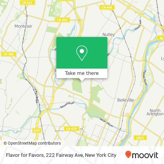 Flavor for Favors, 222 Fairway Ave map