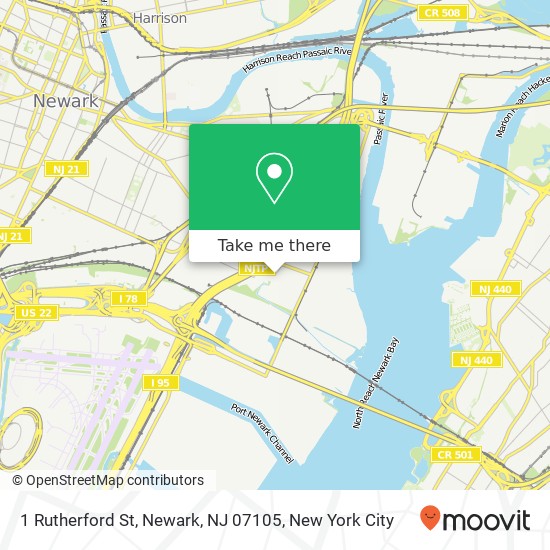 1 Rutherford St, Newark, NJ 07105 map