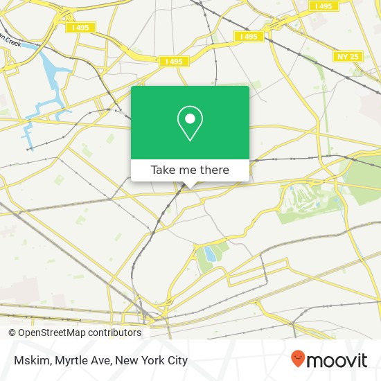 Mapa de Mskim, Myrtle Ave