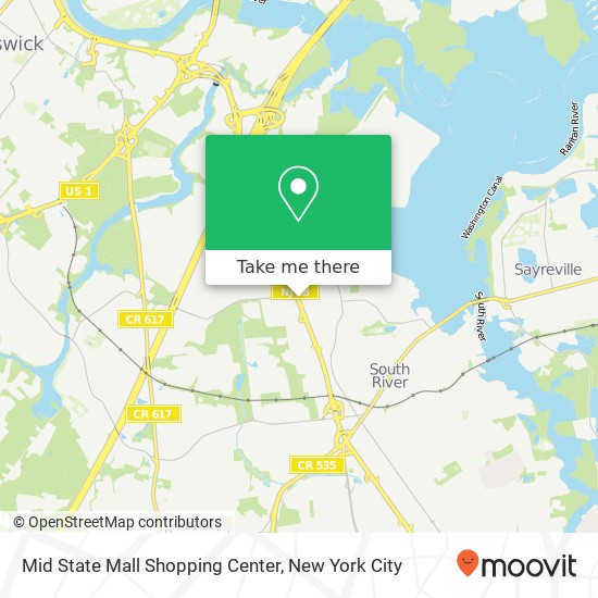 Mapa de Mid State Mall Shopping Center