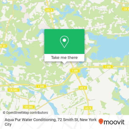 Mapa de Aqua Pur Water Conditioning, 72 Smith St