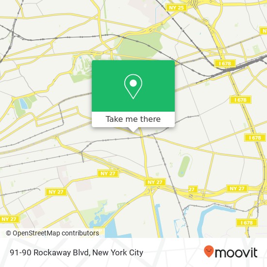 91-90 Rockaway Blvd, Ozone Park, NY 11417 map