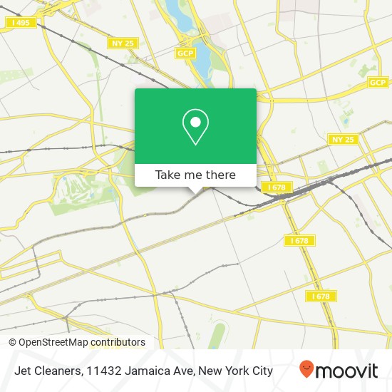 Mapa de Jet Cleaners, 11432 Jamaica Ave