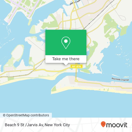 Mapa de Beach 9 St /Jarvis Av