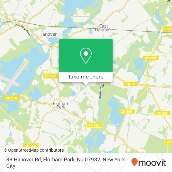 88 Hanover Rd, Florham Park, NJ 07932 map