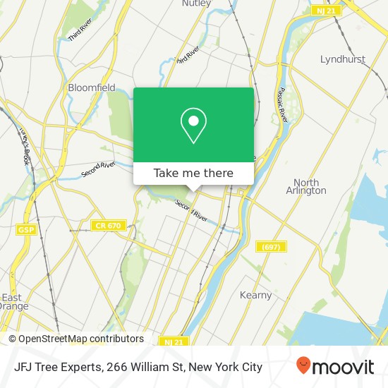JFJ Tree Experts, 266 William St map