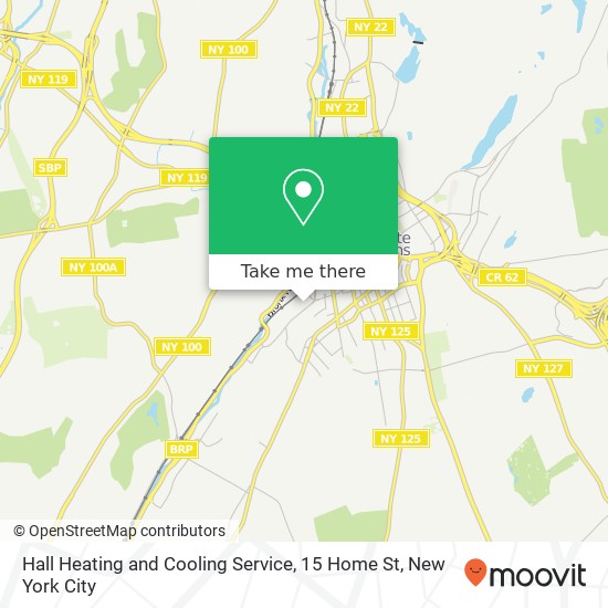 Hall Heating and Cooling Service, 15 Home St map
